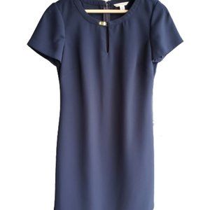 Banana Republic navy blue sheath dress